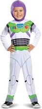 DISNEY TOY STORY BUZZ LIGHTYEAR DISGUISE FANCY DRESS COSTUME JUMPSUIT AGE 5-6