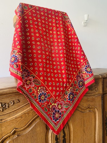 Antique russian folk shawl - antique,