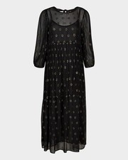 Oliver Bonas Womens Black Midi