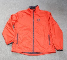 Volvo Truck Jacket Size EU XL . Orange & Grey piping. Light weight wind breaker