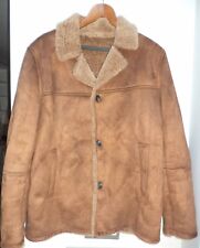 MENS  ZARA  FAUX  SHEEPSKIN  COAT  JAQUET  SIZE  XL