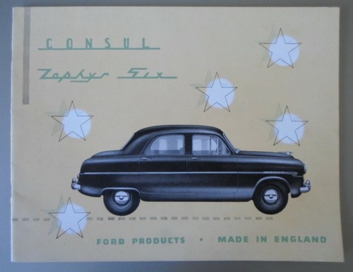 Ford consul zephyr six - &, orig
