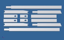 Haynes Roadster Kitcar locost cycle wing mount stay plates CNC Plasma Cut Sierra