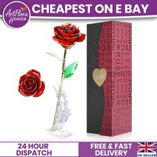 Forever Red Rose: Elegant 24K