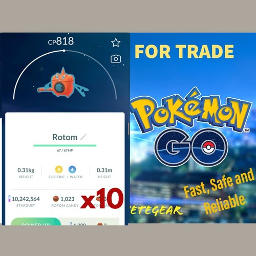 Pokemon bulk wash rotom x10 - wash,