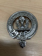 Scottish Buchanan Clan Brooch Pin Bonnet Badge Buchanan (5cm Diameter)