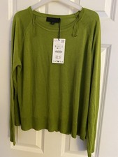 Zara Green Knit Jumper Top