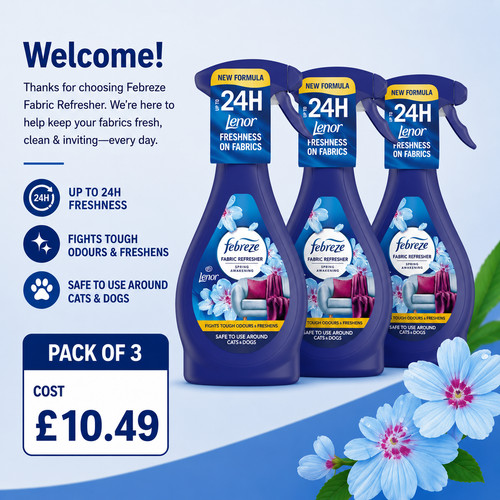 Pack febreze fabric - pack, of