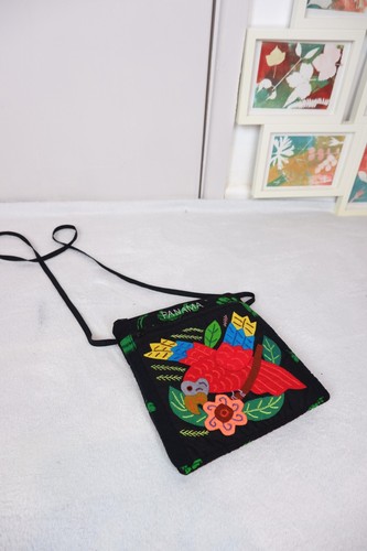 Panama mola applique purse - applique,