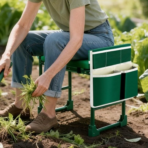 Garden kneeler and - garden,