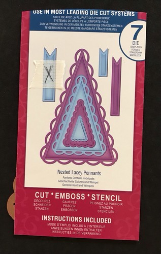 Nested lacey pennants - lacey,