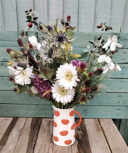 Large bouquet fake faux - large,