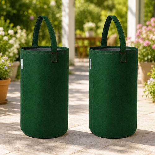 2pcs green felt hanging - felt,