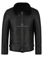 Men's B3 Black Fur Shearling