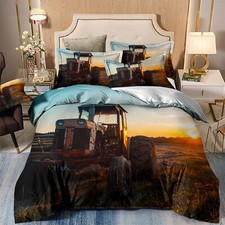 Tractor Duvet Cover with