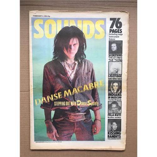 Danse society sounds magazine - danse,