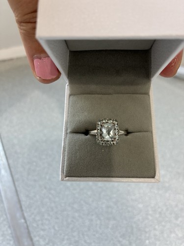 Aquamarine carat gold ring - carat,