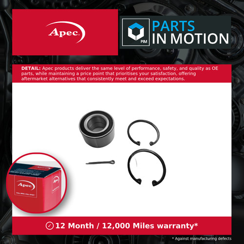 Wheel bearing kit fits - wheel,