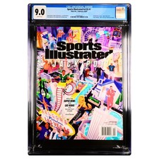 SUPER BOWL CGC 9.0 Graded Magazine Sports Illustrated Magazine Las Vegas ?