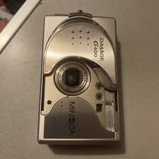 Minolta Digital Camera Dimage G400 4.0MP Silver Tested