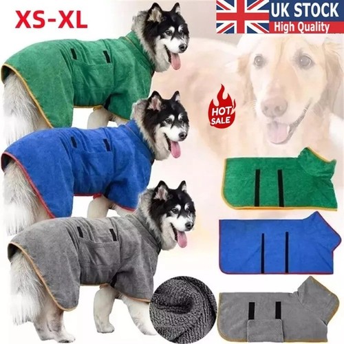 Dog bathrobe towel - dog,