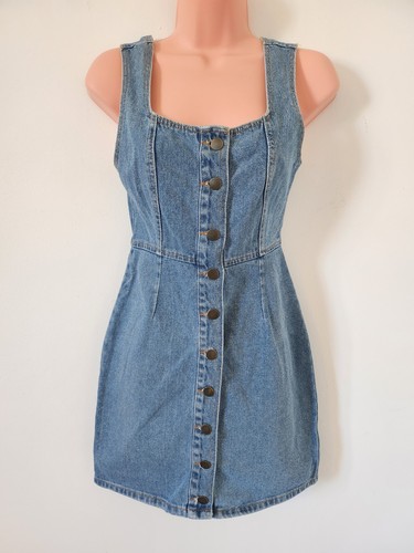 Light denim button through - light,