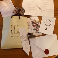 Heston Blumenthal Signed Menu – Fat Duck Experience Set – Rare Collectors Item