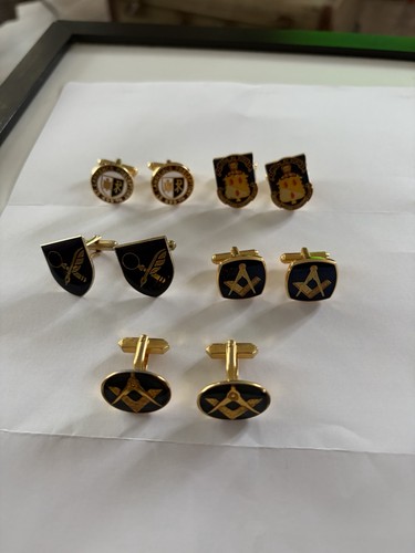 Pairs masonic cufflinks - 5,
