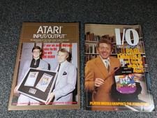 2 x Atari I/O Magazines 1983 1984 Issue #3 #5 Vintage Paul Daniels