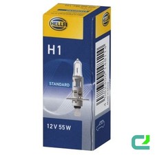 Glühlampe 12 V 55 W H1 P14.5s glasklar HELLA STANDARD für u.a. FIAT
