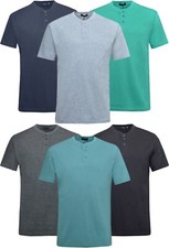 Mens plain henley shirt - mens,