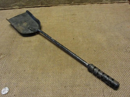 Vintage iron metal coal shovel - vintage,