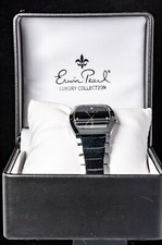 Evin Pearl Tungsten Men's Quartz Dress Watch --  Working, 31 x 34mm Case