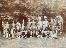 Antique Bicycle Royal Albert Cycling Club Photograph 1907 Weird Odd Fancy Dress