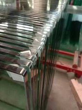 Balustrade Railing Stainless Steel Poles  10mm Toughened Glass 1500mm & 11 sizes