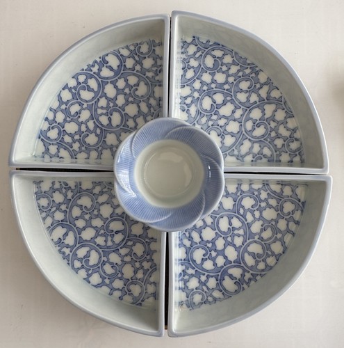 Vintage japanese blue - blue, white