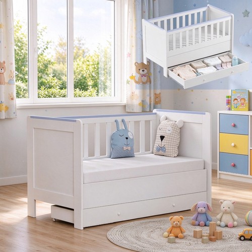 Convertible cot bed - cot,