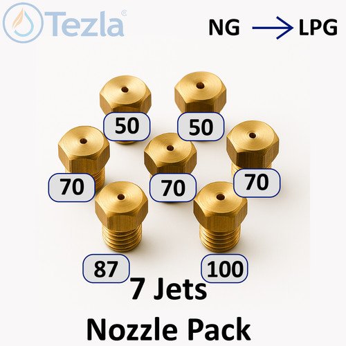 Set universal gas jets - of,
