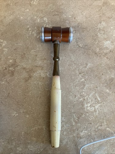 Vintage wooden gavel - vintage, 11”