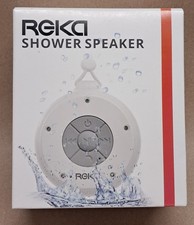 White Splash Proof Bluetooth Wireless Portable Shower Speaker New