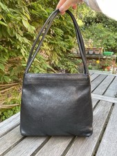 osprey by graeme ellisdon Black Leather Shoulder Bag 