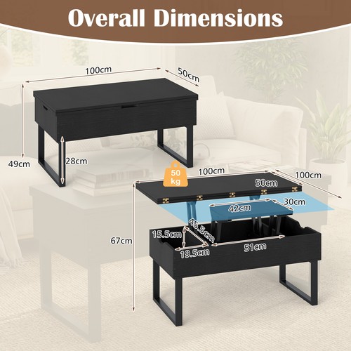 Modern center table converts - center,