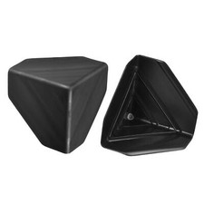 Corner Protector PP Plastic 3" x 3" x 3" for Carton Black Pack of 24