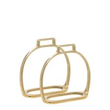 Small Brass Rocking Horse Stirrups