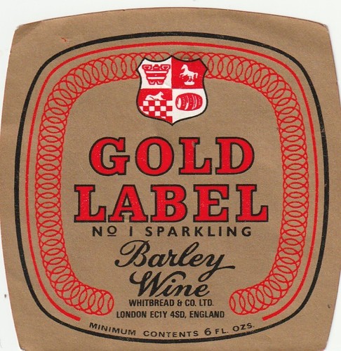 Beer bottle label whitbread - bottle,