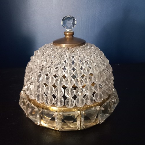 Art deco glass - deco, beaded