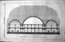 Old Section Building Paris Universal Exhibition M Viel Architect 1854 Victorian