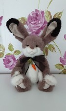 Charlie Bears carrot top new with tags, rabbit,2020,brown  tyber plush,14" tall