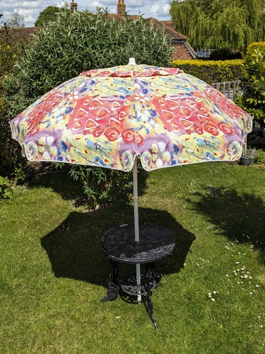 Vintage garden parasol retro