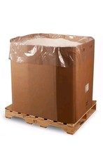 20 plastic polythene sheet covers for pallet top protection, 1400x1400mm, 250g